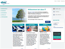 Tablet Screenshot of abas-it.de